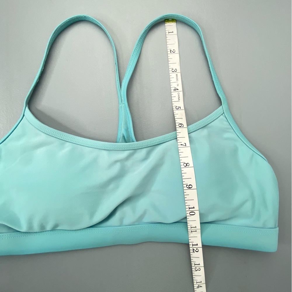 Splashletics turquoise blue racer back swim bikini top wms sz medium - Picture 9 of 11